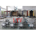 Worm Gear Full Welded Ball Valve with API and ISO Certificates